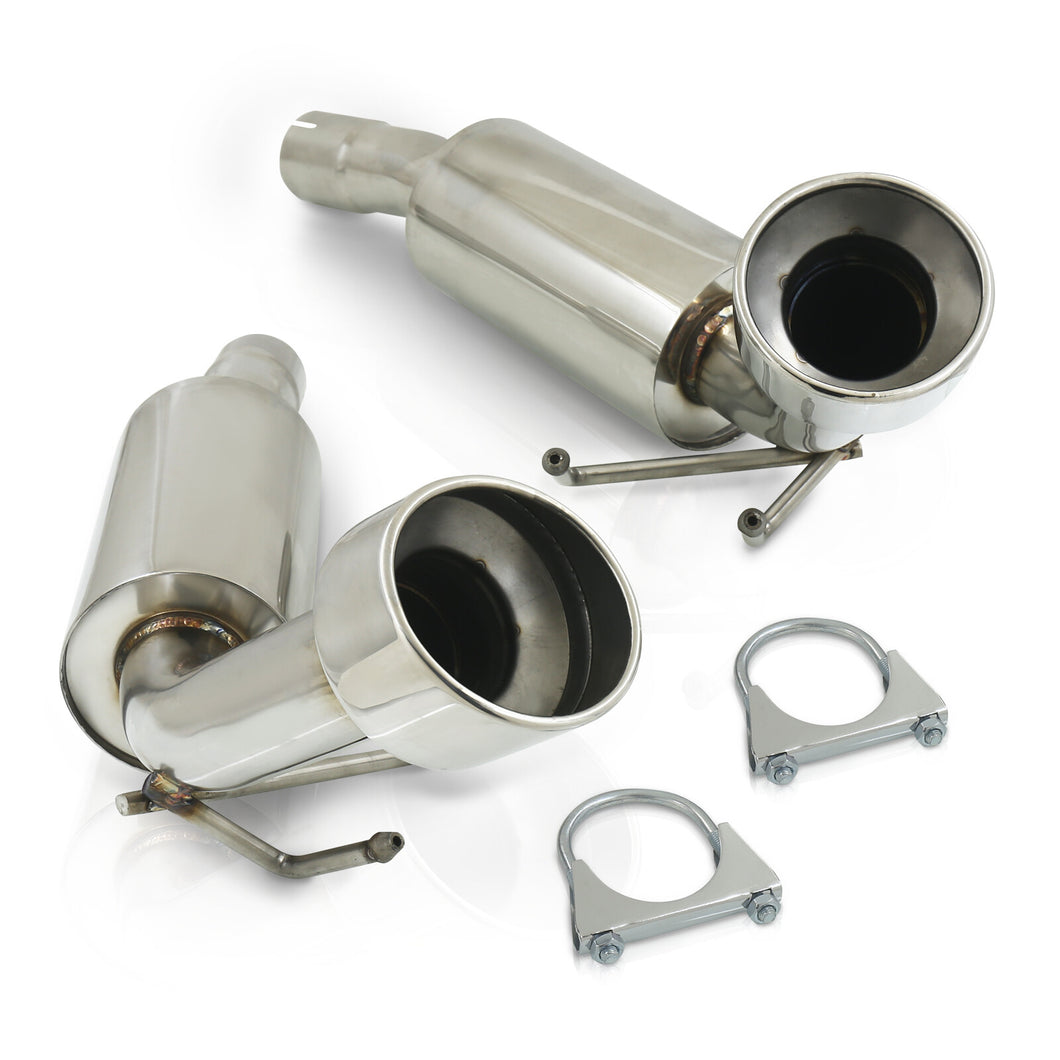 Chevrolet Camaro 6.2L V8 2010-2015 Dual Tip Stainless Steel Axle Back Exhaust System (Piping: 2.5