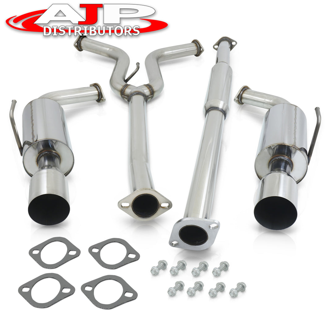 Nissan Maxima 2004-2008 Dual Tip Stainless Steel Catback Exhaust System (Piping: 2.25