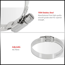 Load image into Gallery viewer, 2.75&quot; Steel Adjustable Worm Drive Hose Clip Clamp
