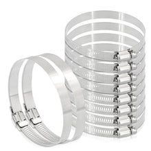 Load image into Gallery viewer, 3.0&quot; Steel Adjustable Worm Drive Hose Clip Clamp
