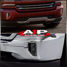 Load image into Gallery viewer, Chevrolet Silverado 1500 2016-2018 Front LED Fog Lights Smoked Len (Includes Switch &amp; Wiring Harness)
