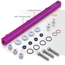 Load image into Gallery viewer, Acura Honda B-Series B16 B17 B18 B20 Fuel Injector Rail Purple
