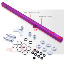 Load image into Gallery viewer, Toyota 2JZ Fuel Injector Rail Purple
