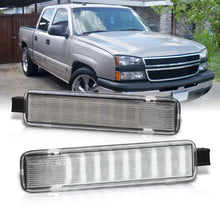 Load image into Gallery viewer, Chevrolet Silverado 1999-2006 / C/K 1997-2000 / Suburban Tahoe 1995-2006 / Cadillac Escalade 1999-2006 / GMC Sierra 1999-2006 / Yukon XL 1995-2006 / Hummer H2 2003-2009 2-Piece Left &amp; Right Interior White SMD LED Door Courtesy Lights Clear Lens
