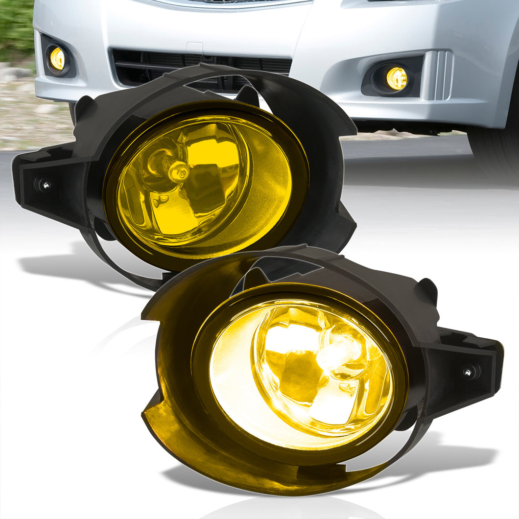 Nissan Sentra 2007-2009 Front Fog Lights Yellow Len (Includes Switch & Wiring Harness)
