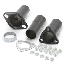 Load image into Gallery viewer, Acura Honda 2.5&quot; 3 Piece Adjustable Stainless Steel Test Pipe Black

