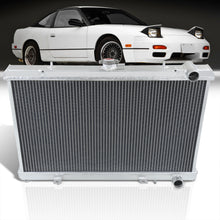 Load image into Gallery viewer, Nissan 240SX S13 KA24DE / CA18DET / RB20DET 1989-1994 Manual Transmission Aluminum Radiator
