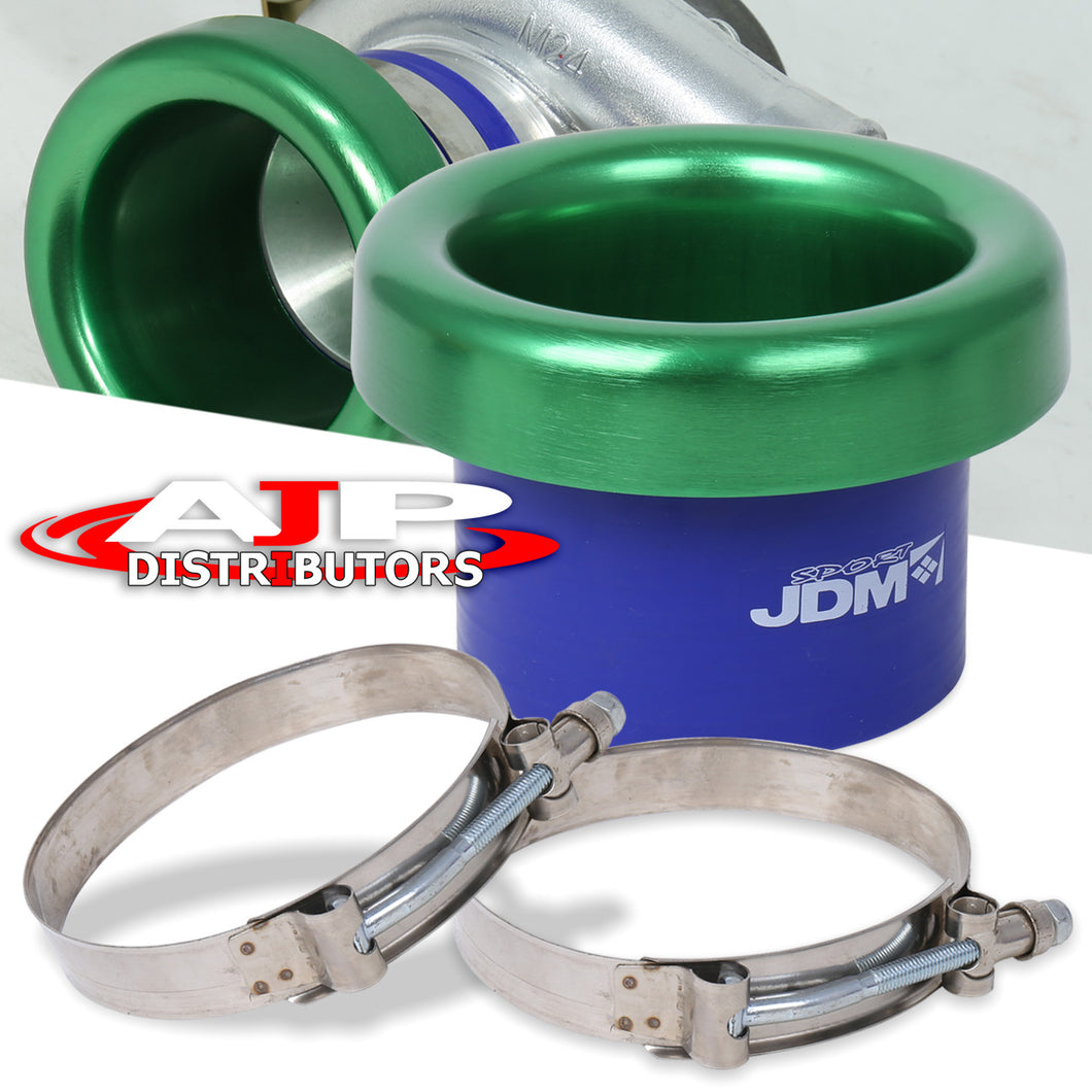 Velocity Stack 4 Inch for Turbo/Air Intake/Supercharger Green