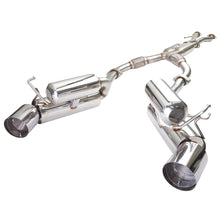 Load image into Gallery viewer, Infiniti G35 Coupe 2003-2007 / Nissan 350Z 2003-2009 Hi-Power Style Dual Tip Stainless Steel Catback Exhaust System (Piping: 2.25&quot; / 58mm | Tip: 4.5&quot;)
