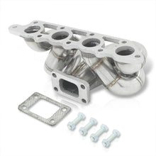 Load image into Gallery viewer, Ford Focus 2000-2004 / Escape 2001-2004 / Mazda Tribute 2001-2004 2.0L Zetec T3/T4 Stainless Steel Turbo Manifold
