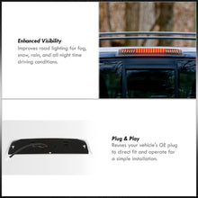 Load image into Gallery viewer, Nissan Titan 2004-2015 Strobe LED 3rd Brake Light Red Housing Clear Len
