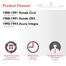 Load image into Gallery viewer, Honda Civic 1988-1991 / CRX 1988-1991 Hatchback Rear Upper Pillar Strut Bar Red
