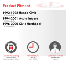 Load image into Gallery viewer, Acura Integra 1994-2001 / Honda Civic 1992-2000 Rear Upper Pillar Strut Bar Blue
