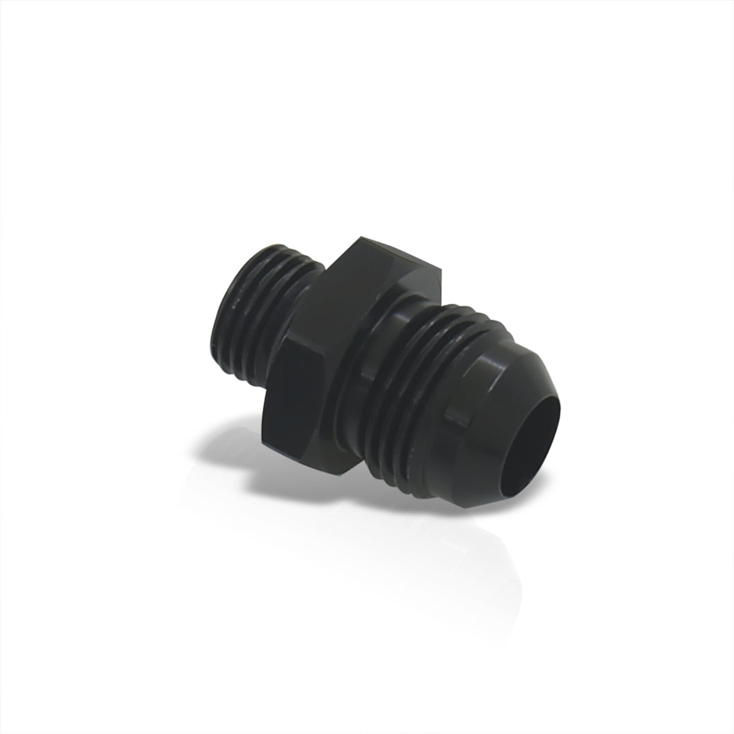 ORB-6 O-ring Boss AN8 8AN to AN8 8AN Male Adapter Fitting Black