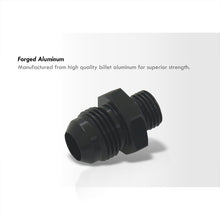 Load image into Gallery viewer, ORB-6 O-ring Boss AN8 8AN to AN8 8AN Male Adapter Fitting Black
