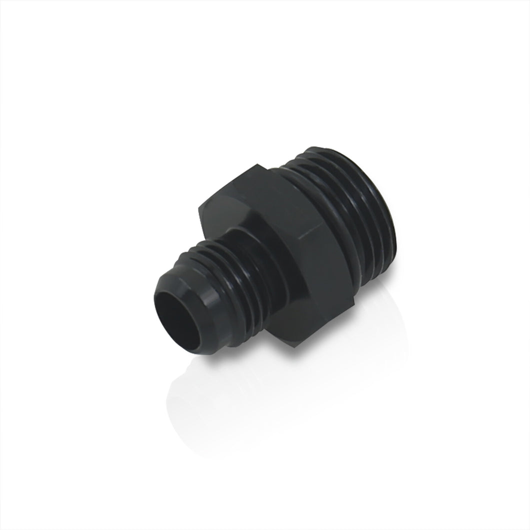 ORB-8 O-ring Boss AN6 6AN to AN6 6AN Male Adapter Fitting Black