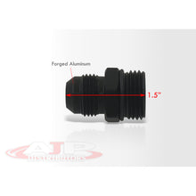 Load image into Gallery viewer, ORB-10 O-ring Boss AN8 8AN to AN8 8AN Male Adapter Fitting Black
