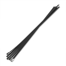 Load image into Gallery viewer, (5 Pack) 12&quot; Zip Ties Stainless Steel Black
