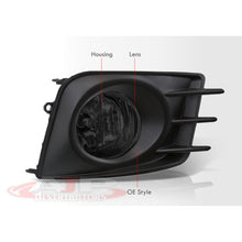 Load image into Gallery viewer, Scion tC 2011-2013 Front Fog Lights Smoked Len (Includes Switch &amp; Wiring Harness)
