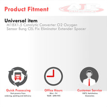 Load image into Gallery viewer, Universal M18X1.5 Catalytic Converter O2 Oxygen Sensor Bung CEL Fix Eliminator Extender Spacer
