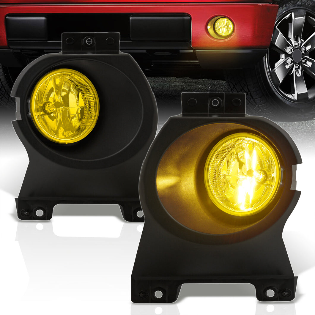 Ford F150 2011-2014 Front Fog Lights Yellow Len (Includes Switch & Wiring Harness) (Will Not Fit Raptor Models)