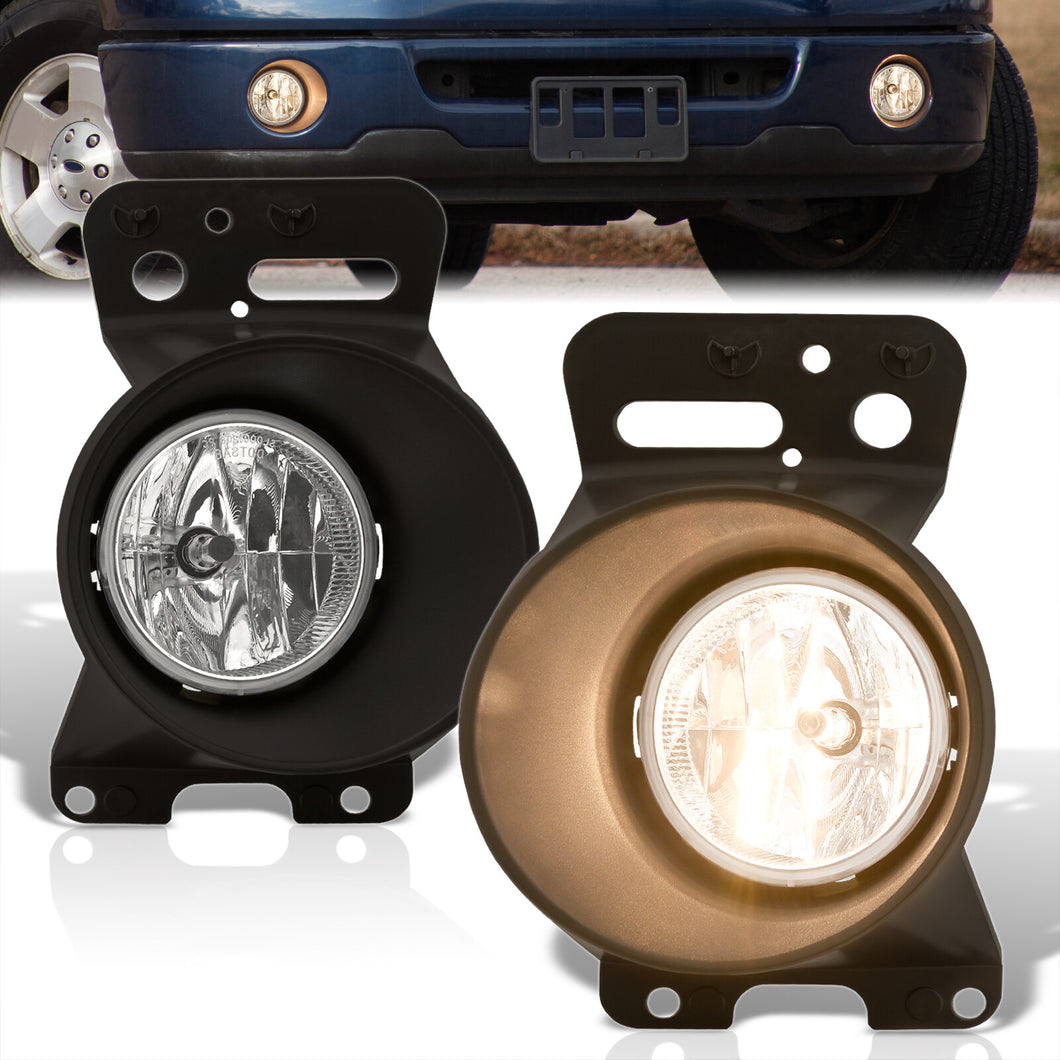 Ford F150 2006-2008 / Lincoln Mark LT 2006-2008 Front Fog Lights Clear Len (Includes Switch & Wiring Harness)
