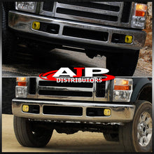 Load image into Gallery viewer, Ford F250 F350 F450 F550 Super Duty 2008-2010 Front Fog Lights Yellow Len (Includes Switch &amp; Wiring Harness)
