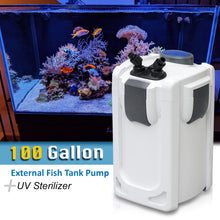 Load image into Gallery viewer, SUNSUN HW-703B 100 Gallon Aquarium External Fish Tank Canister Filter + UV Sterilizer
