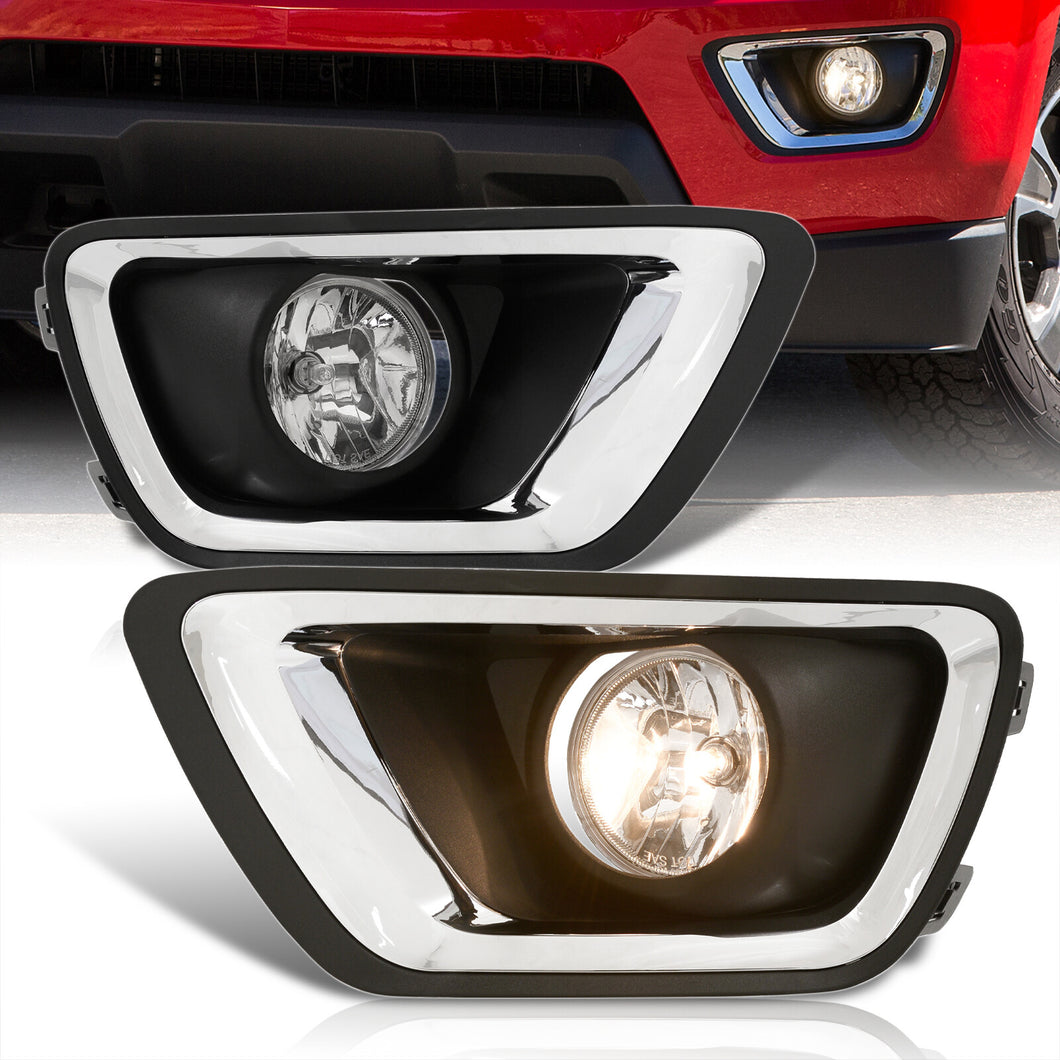Chevrolet Colorado 2015-2020 Front Fog Lights Clear Len (Includes Switch & Wiring Harness)