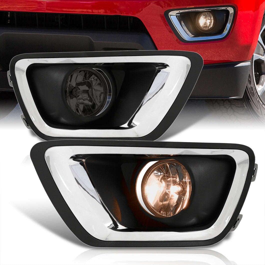 Chevrolet Colorado 2015-2020 Front Fog Lights Smoked Len (Includes Switch & Wiring Harness)