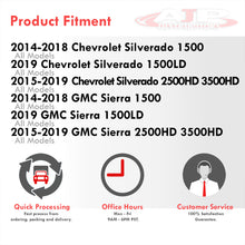 Load image into Gallery viewer, Chevrolet Silverado 1500 2014-2018 / 1500LD 2019 / 2500HD 3500HD 2015-2019 / GMC Sierra 1500 2014-2018 / 1500LD 2019 / 2500HD 3500HD 2015-2019 Front Amber Sequential LED Side Mirror Signal Marker Lights Clear Len
