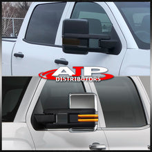 Load image into Gallery viewer, Chevrolet Silverado 1500 2014-2018 / 1500LD 2019 / 2500HD 3500HD 2015-2019 / GMC Sierra 1500 2014-2018 / 1500LD 2019 / 2500HD 3500HD 2015-2019 Front Amber Sequential LED Side Mirror Signal Marker Lights Smoke Len

