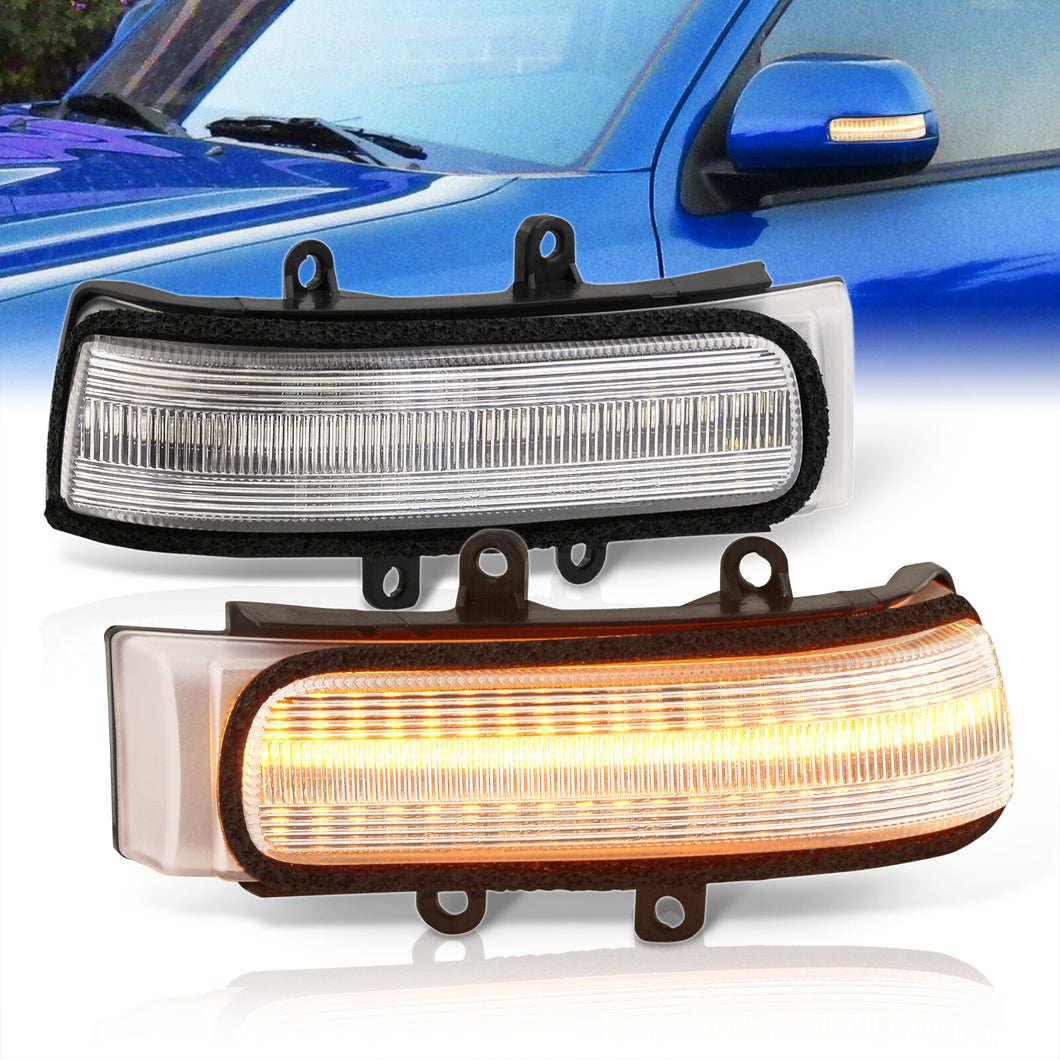 Dynamic LED Mirror Turn Signal Lights For Toyota 4Runner, RAV4, Highlander XU50 – Smoke Lens
