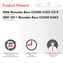 Load image into Gallery viewer, Mercedes Benz CLS500 CLS55 C219 2006-2006 / CLS550 CLS63 2007-2011 Front Amber LED Side Marker Lights Smoke Len
