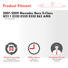 Load image into Gallery viewer, Mercedes Benz E-Class W211 E320 E350 E550 E63 AMG 2007-2009 Front Amber LED Side Marker Lights Smoke Len
