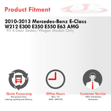 Load image into Gallery viewer, Mercedes Benz E-Class W212 C207 A207 E300 E350 E550 E63 AMG 2010-2013 Front White LED Side Marker Lights Clear Len
