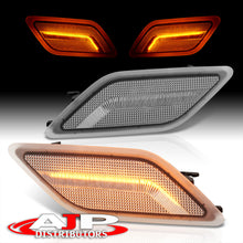 Load image into Gallery viewer, Mercedes Benz E-Class W212 C207 A207 E300 E350 E550 E63 AMG 2010-2013 Front Amber LED Side Marker Lights Clear Len
