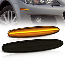 Load image into Gallery viewer, Mazda 6 2003-2008 Front Amber LED Side Marker Lights Smoke Len
