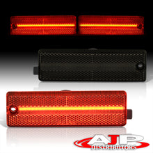 Load image into Gallery viewer, Chevrolet Camaro 1993-2002 Rear Red LED Side Marker Lights Smoke Len
