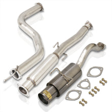 Load image into Gallery viewer, Honda Civic Hatchback 1992-1995 N1 Style Stainless Steel Catback Exhaust System Gunmetal (Piping: 2.5&quot; / 65mm | Tip: 4.5&quot;)
