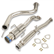 Load image into Gallery viewer, Honda Civic Hatchback 1996-2000 N1 Style Stainless Steel Catback Exhaust System Burnt Tip (Piping: 2.5&quot; / 65mm | Tip: 4.5&quot;)
