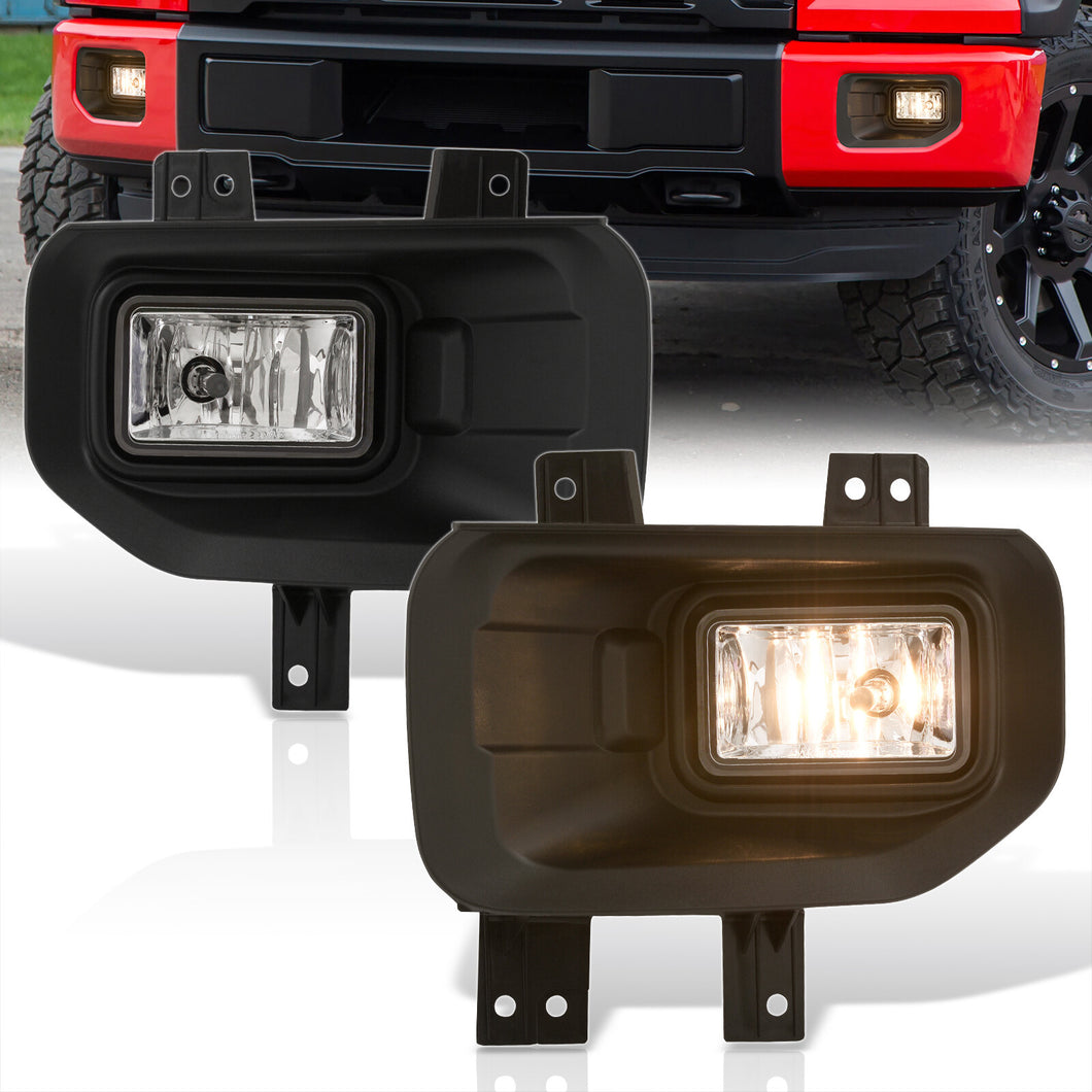 Ford F150 2015-2017 Front Fog Lights Clear Len (Includes Switch & Wiring Harness)