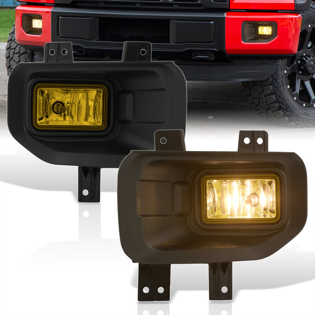 Ford F150 2015-2017 Front Fog Lights Yellow Len (Includes Switch & Wiring Harness)