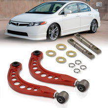 Load image into Gallery viewer, Honda Civic 2006-2015 Rear Control Arms Camber Kit Red
