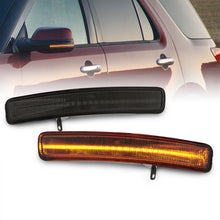 Load image into Gallery viewer, Ford Explorer 2011-2019 Front Amber Sequential LED Side Mirror Signal Marker Lights Smoke Len
