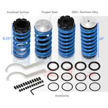 Load image into Gallery viewer, Mitsubishi Eclipse 2000-2005 Coilover Sleeves Kit Blue
