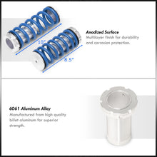 Load image into Gallery viewer, Honda Accord 1998-2002 Coilover Sleeves Kit Blue (Silver Sleeves)

