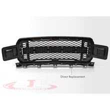 Load image into Gallery viewer, Ford F150 2018-2020 Front Grille Black with White / Amber LED DRL Running Lights &amp; Turn Signals

