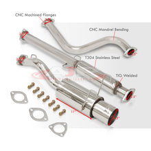 Load image into Gallery viewer, Honda Del Sol 1993-1997 N1 Style Stainless Steel Catback Exhaust System (Piping: 2.5&quot; / 65mm | Tip: 4.5&quot;)
