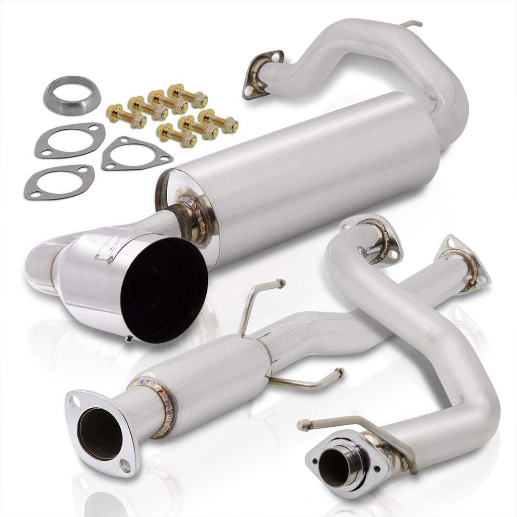 Honda CRX 1988-1991 Stainless Steel Catback Exhaust System (Piping: 2.25